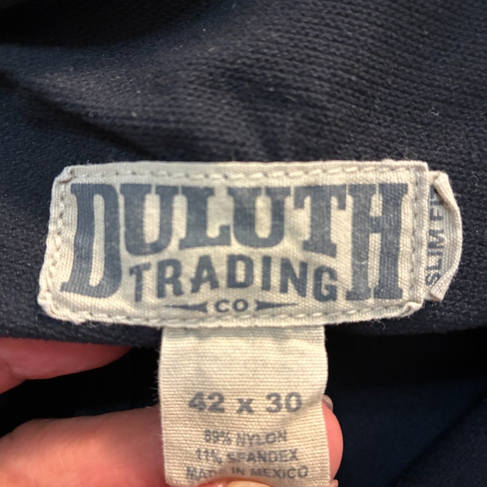 Duluth Trading Co Flexpedition Cargo Pants Mens 42x30 Slim Fit Gorpcore Hiking - Picture 3 of 7
